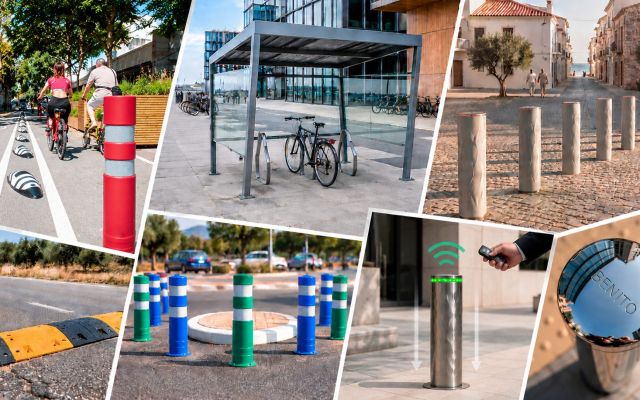 Benito automatische bollards, fietsoverkappingen en mobiliteitsartikelen