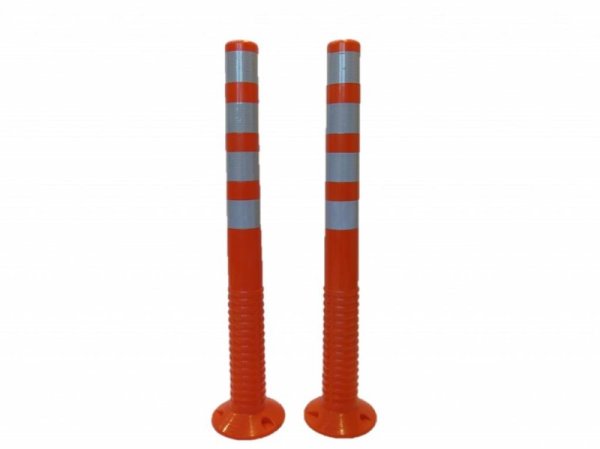 Balises et poteaux flexible