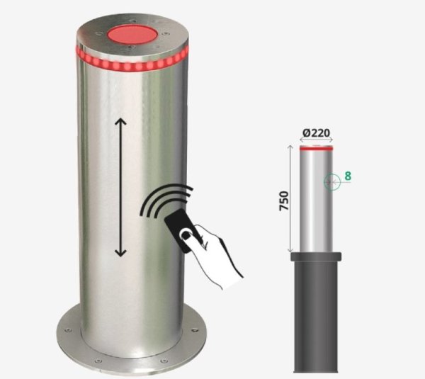 Poteaux auto rétractables