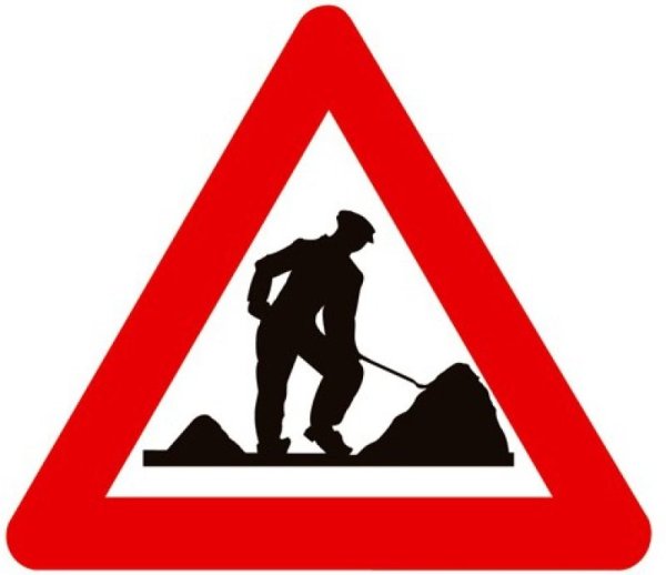 Magnetic traffic signs