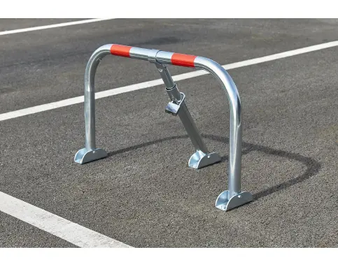 Barrière de parking tube acier avec cadenas