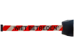 Wandcassette met gepersonaliseerd lint/tekst