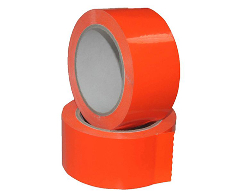 Tape autocollant fluo orange - 50 mm x 66 m - Alkobel
