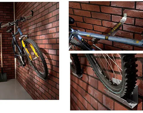 Range vélos mural pour 1 vélo - Alkobel