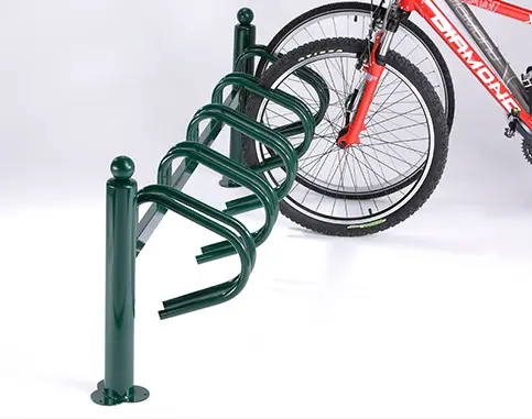 Verzinkt groen fietsenrek - fietsen - Side to side schikking - 1 niveau - L 1878 mm Alkobel