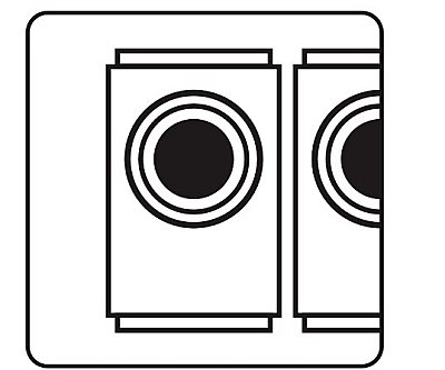 Pictogram: Wasruimte - 150mm