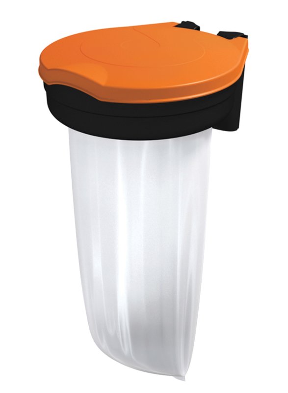 Skipper recycle bin - orange lid