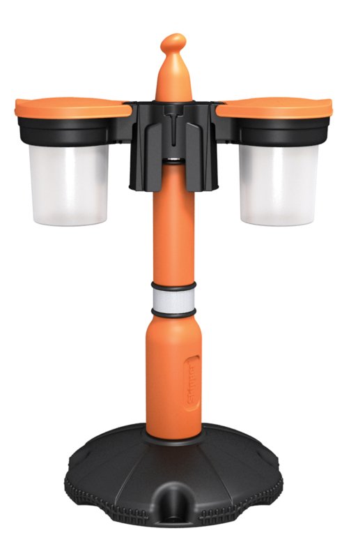 Skipper safety dispenser - orange lid