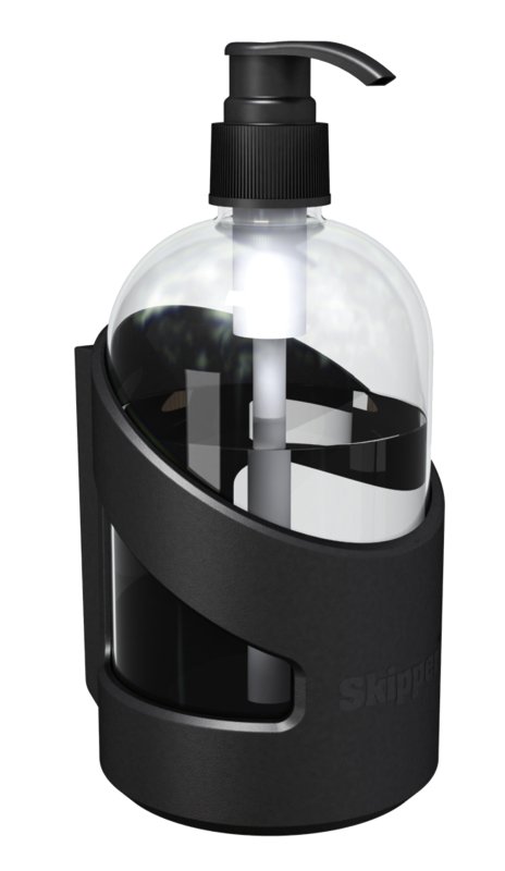 Hand sanitiser/soap holder to combine with  SITENSKIPXSPAD/SITENSKIPBINADAP