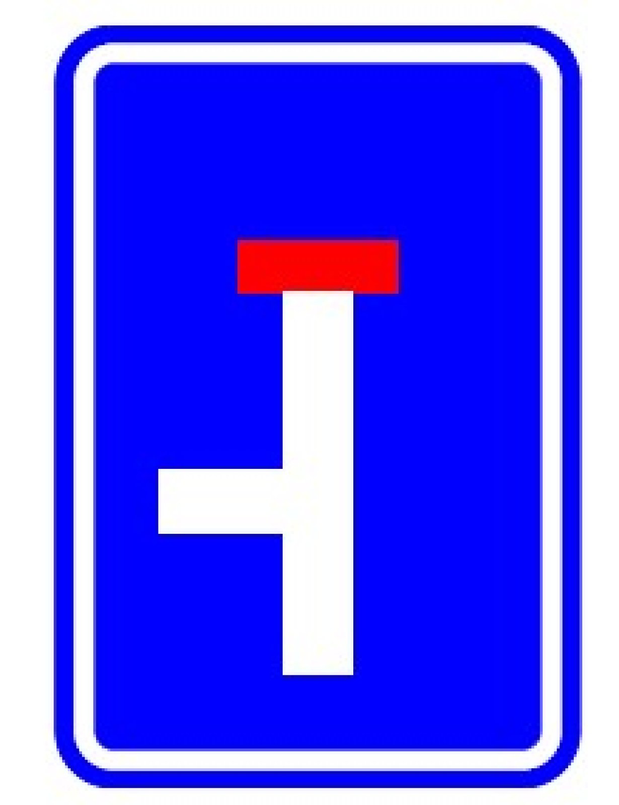 Panneau T2000 F45b 400 x 600 mm - (route à gauche)