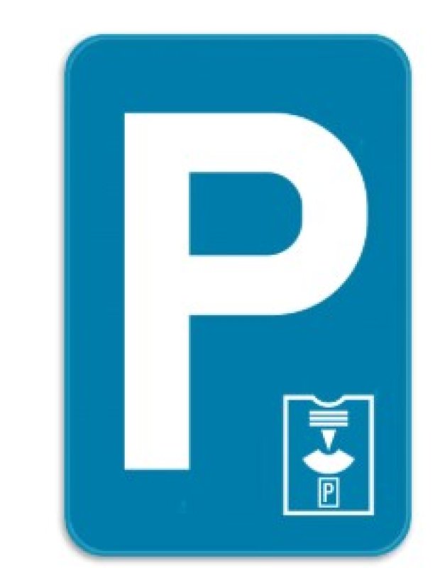 Panneau T250 E9i 400 x 600 mmavec disque de parking