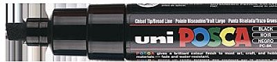 Uni posca paint marker black - width 15 mm