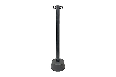 Plastic chain post  HEAVY black H 980 mm - 6kg
