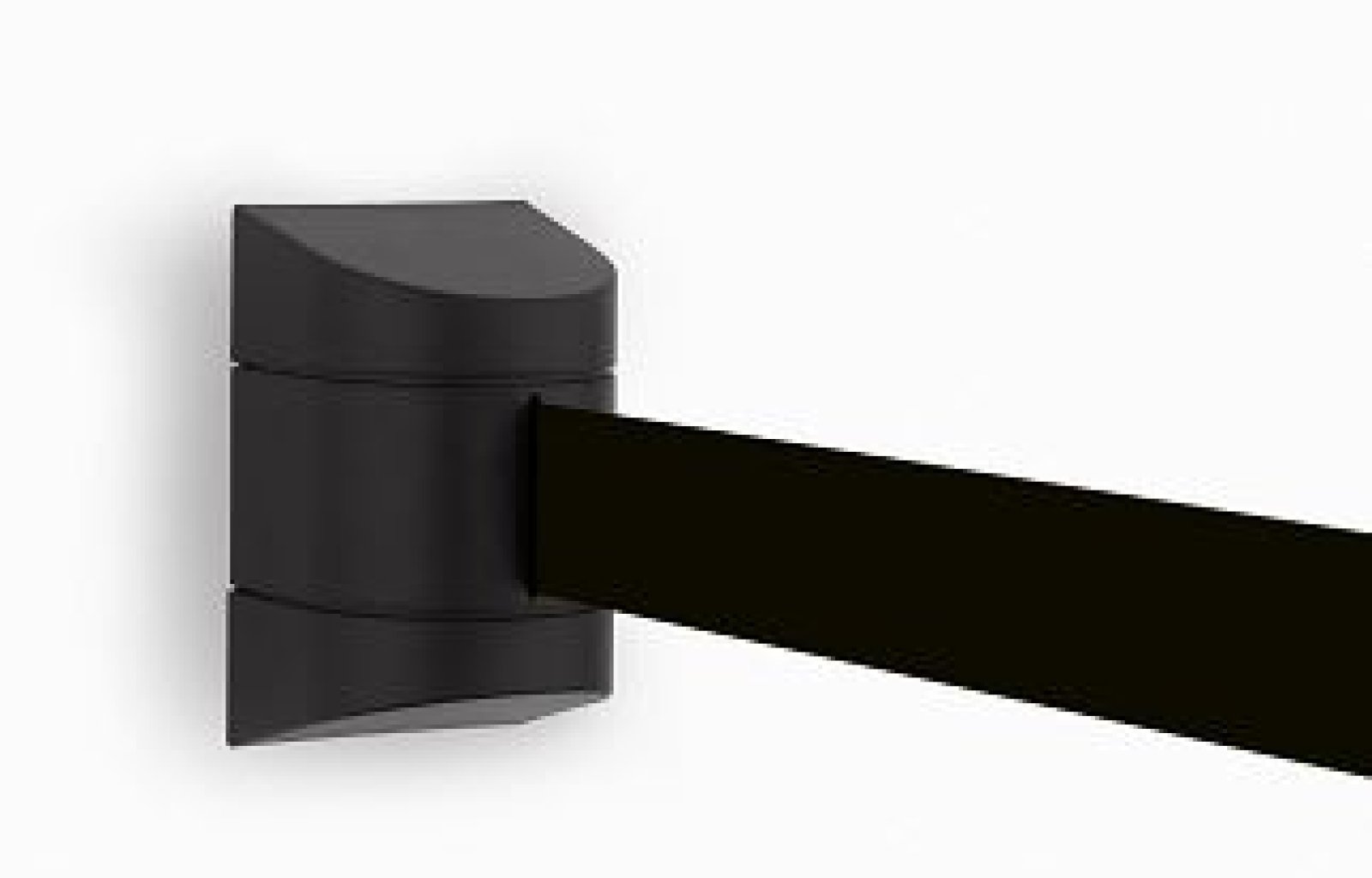 Cassette mur avec ruban 3,65 m noir
