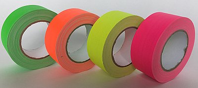 Zelfklevende fluo/neon tape in verschillende kleuren - 50 mm x 25 m