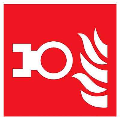 Pictogram: Aansluiting droge blusleiding - PP 150 x 150 mm
